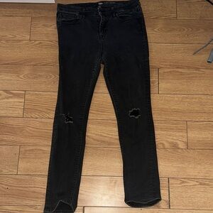 Celebrity Pink Black Ripped Skinny Jeans